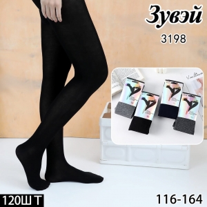 Колготки кашемировые чёрные З 3198 