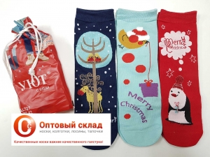 Женские носки в мешочках LL727-1no.2-4