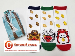 Женские носки в мешочках LL727-1no.3-2