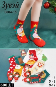 Носки детские "Новый год" 9-12 лет З 0884-15